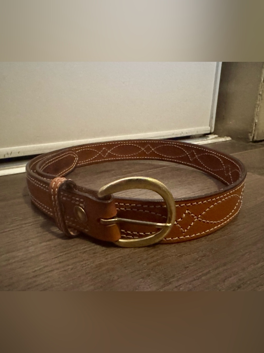 Bianchi B12 1.5" Leather Belt 34"